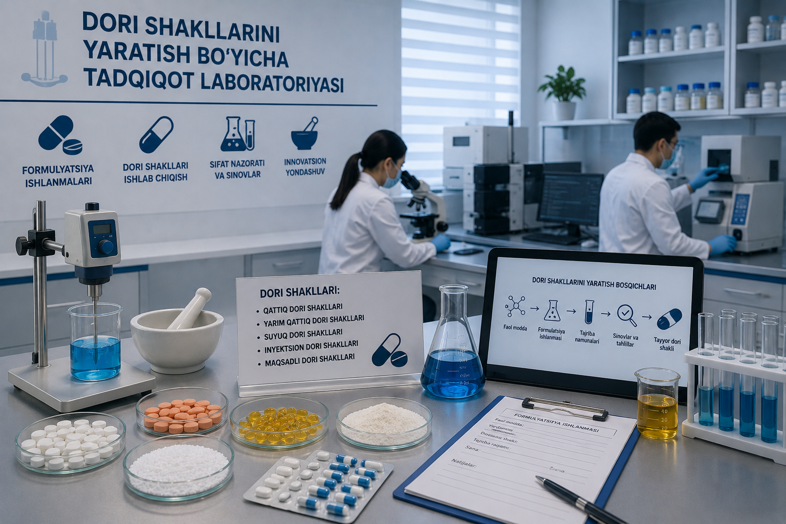 Dori shakllarini yaratish bo‘yicha tadqiqot laboratoriyasi